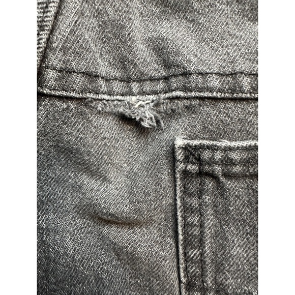 Vintage LL Bean Jeans Mens 36x34 (33x33) Gray Tartan Flannel Lined Made USA 90s - Picture 16 of 16